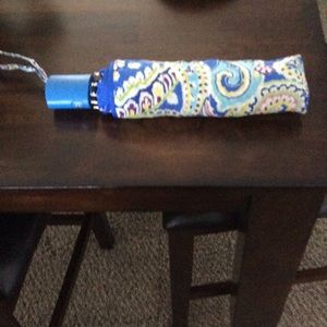 Vera Bradley blue paisley umbrella - never used