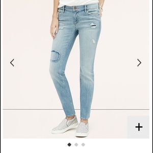 LOFT modern skinny jeans. NWOT
