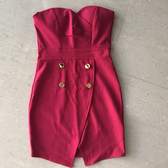 Red sailor sexy dress