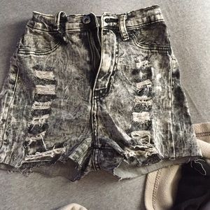 High waisted shorts
