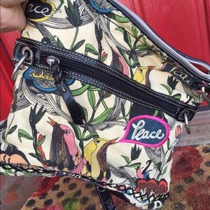 Cross body purse with cute pattern