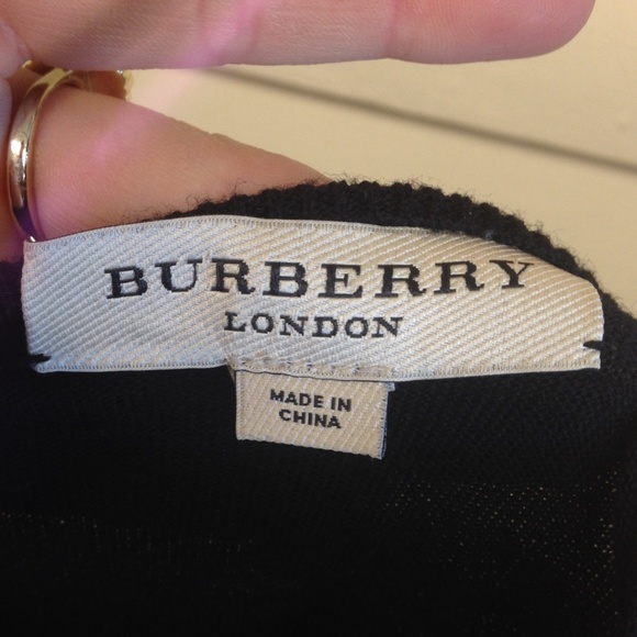 Burberry outfit with Betsey Johnson necklace. - Picture 2 of 4