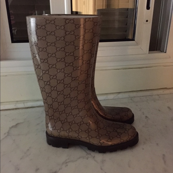 Gucci rain boots
