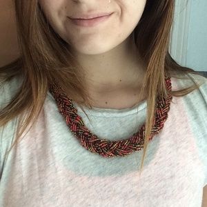 ❌SOLD❌Gold and Coral Chain necklace
