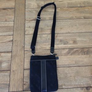 Black Coach cross body bag
