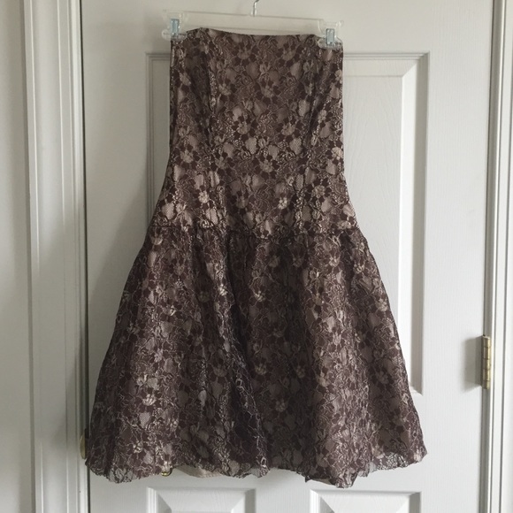 Fit and flare lace dress