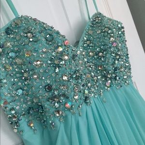 Jeweled Prom Dress