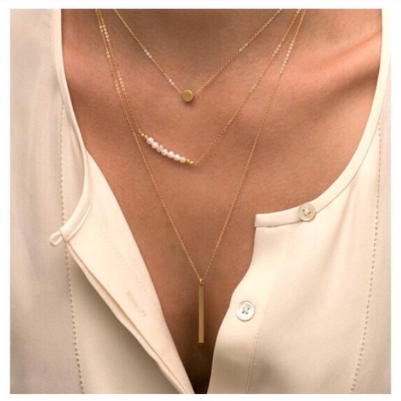 Gorgeous Delicate Simple 3 Layer Necklace Style 1