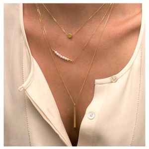 Gorgeous Delicate Simple 3 Layer Necklace Style 1