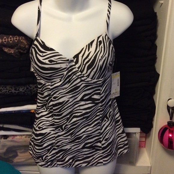 Juniors Ciara bl/wh zebra