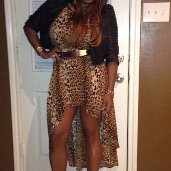 Sheer leopard dress! Sold on mercari