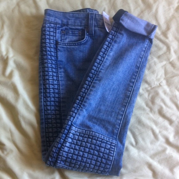 SOLD NWT LF Quilted Moto jeans - Picture 2 of 3