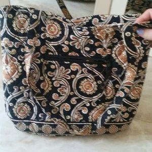 Vera Bradley Caffe Latte bucket tote