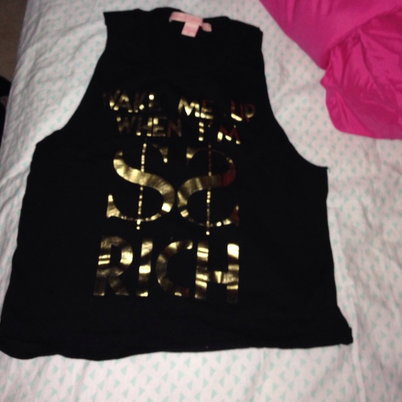 Wake me up when I'm rich $$. Muscle shirt