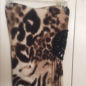 Beautiful maxi dress with high split