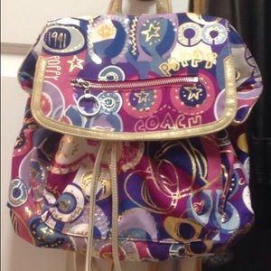 NWT Coach Poppy backpack! Gorgeous!