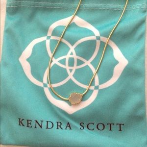 Kendra Scott Iridescent Drusy Necklace