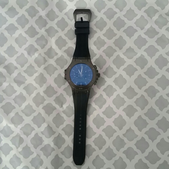 Watch. Black/blue face