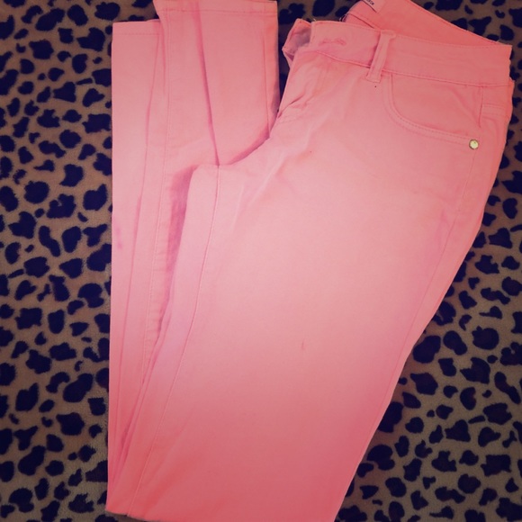 Pink Skinny Jeans Size 5