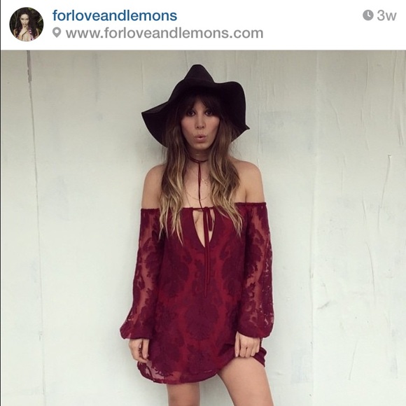SOLD For Love and Lemons Sangria Dress (XS)