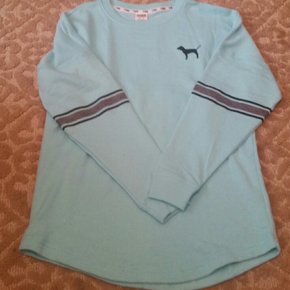 Nwot Vs Pink Varsity Crew xs - Picture 2 of 2