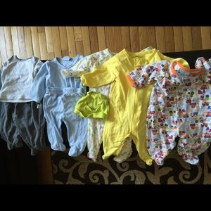 Newborn to 3months sleepwear for boys