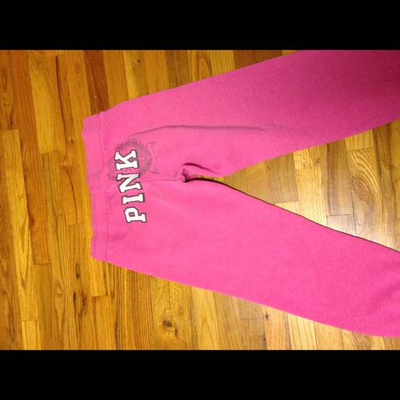 Pink Capri sweatpants