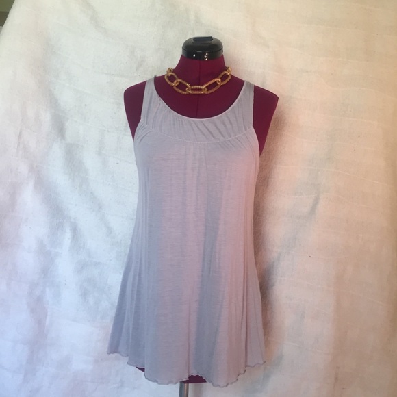 Bundle - gray tank and orange tunic