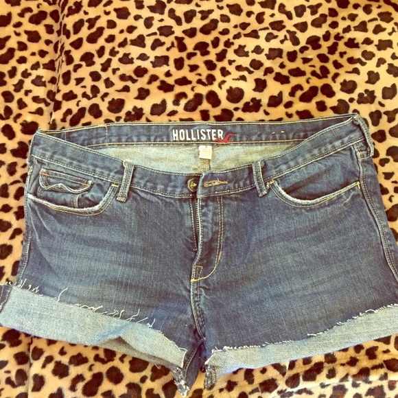 Hollister Denim Shortie Shorts