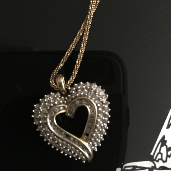 Midas Jewelry Authentic Midas 4kt Gold Heart Pendant Necklace