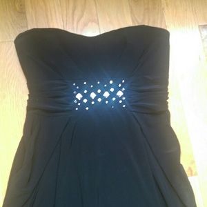 Black strapless dress LBD