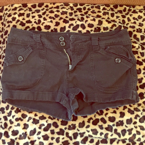 Black Short Shorts