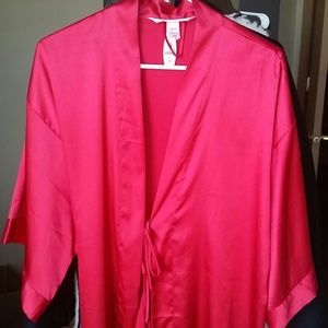 Victoria's Secret Satin Red Robe