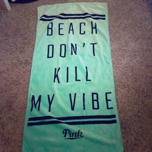 PINK beach towel