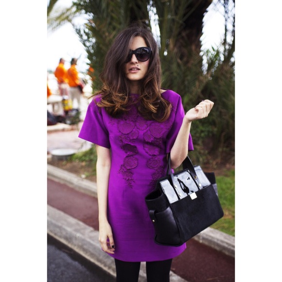 Purple Floral Dress H&M Conscious Collection