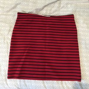 Forever 21 Striped Pencil Skirt