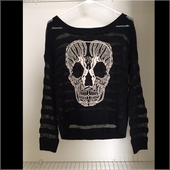 Edgy chic sweater