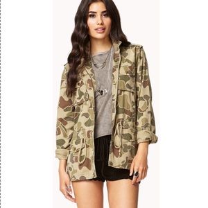 Forever 21 Camo Utility Jacket