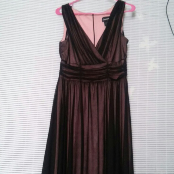 "Cute Pink and Black Dress"