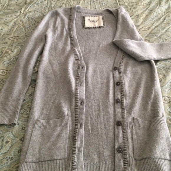 Abercrombie grey cardigain