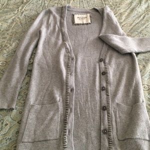 Abercrombie grey cardigain