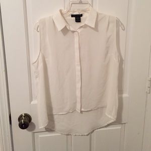 White button up top