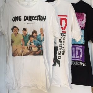 Hard to find One Direction tee shirt bundle