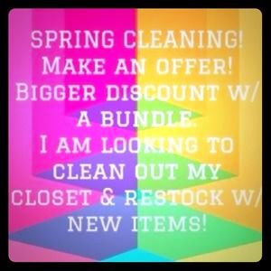 Closet cleanout.  Bundles!