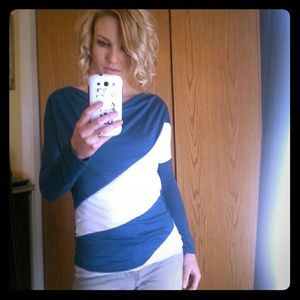 --SOLD--Cowl neck, cotton blend