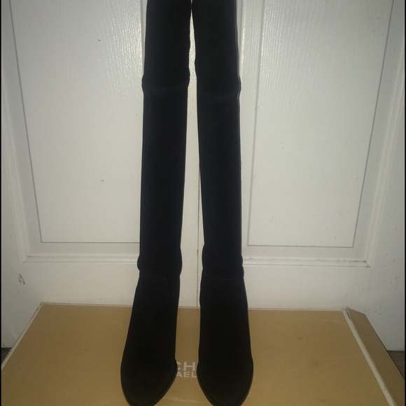 Suede Michael Kors knee high boots.
