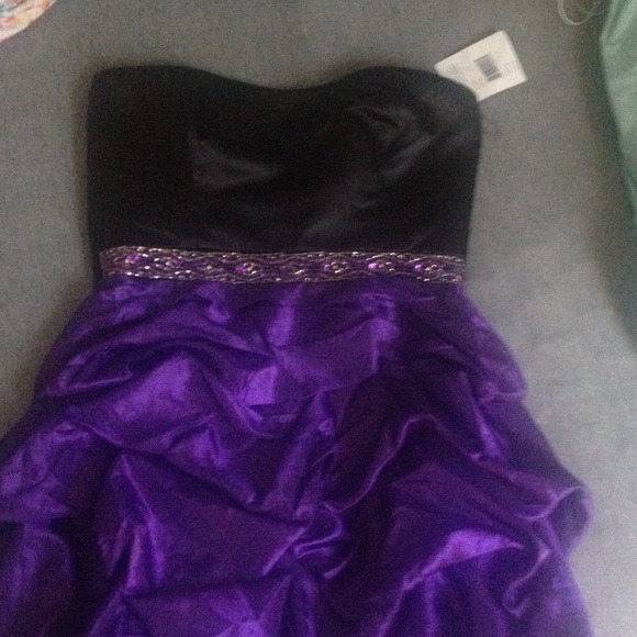 Black and Purple dress