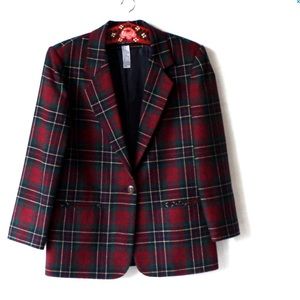 Sag Harbor Plaid Blazer