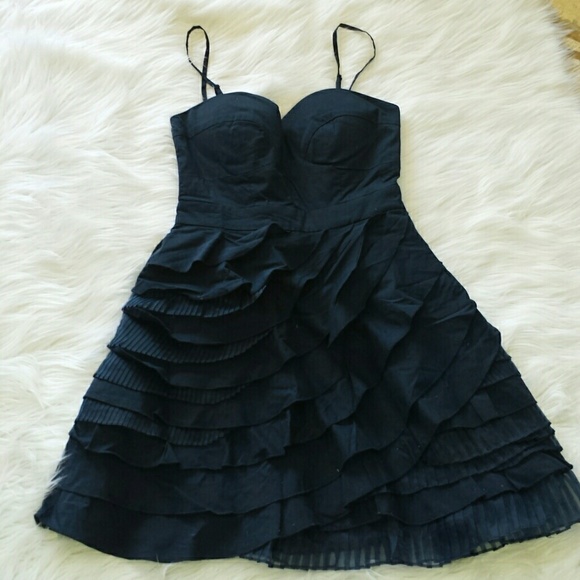 Dresses & Skirts - Sale! BN Navy ruffle tiered cocktail dress