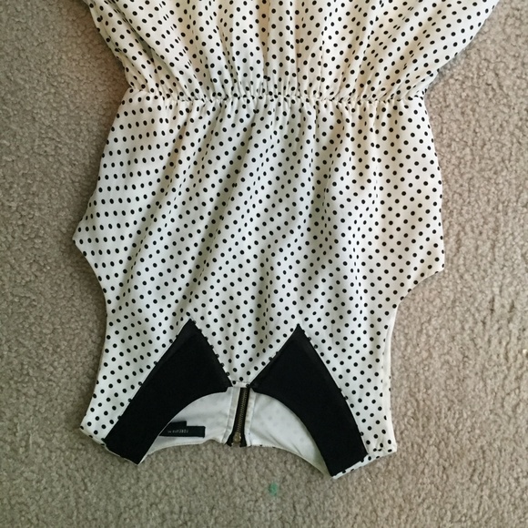 Forever 21 Polka Dot Collared Dress - Picture 2 of 3